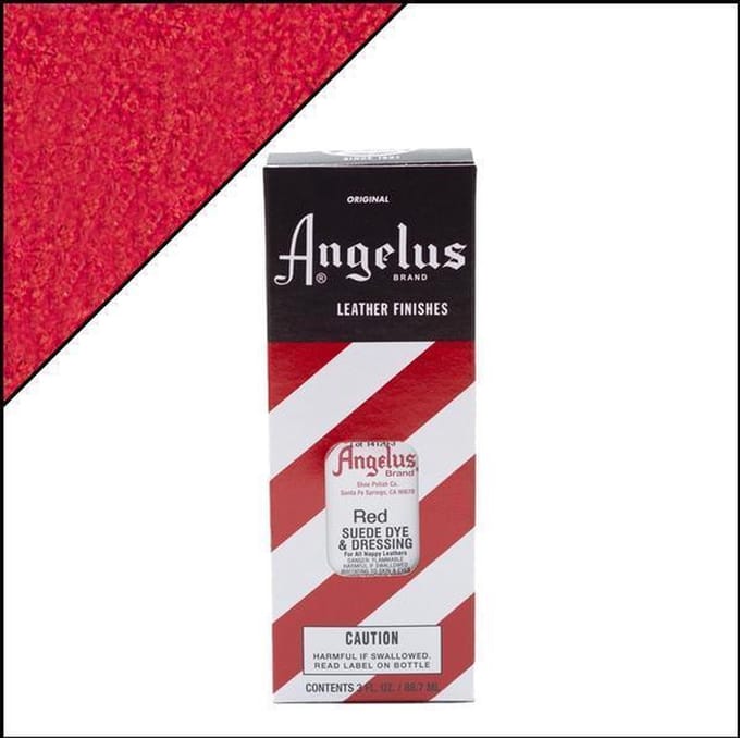 Angelus Suede Dye Rood  88,7ml/3oz  - Verf voor suede