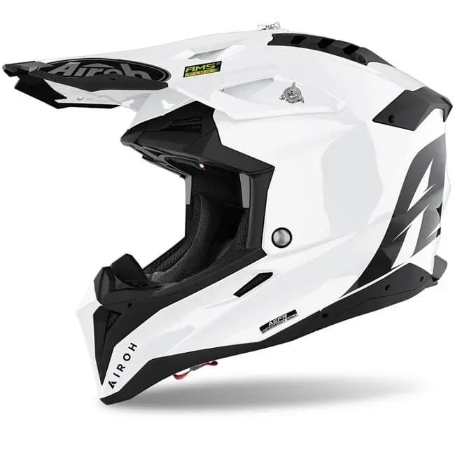 Airoh Aviator 3 AMS� Solid glans wit