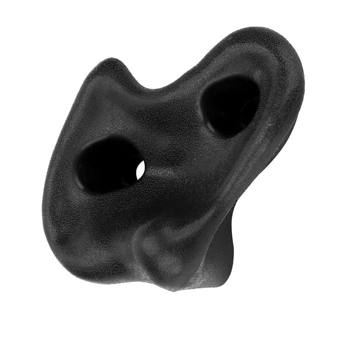 10 STUKS Plastic Getextureerde Rotsklimsteen Rotsen Muurstenen Kinderen Assortiment Kit Bout Zwart gray