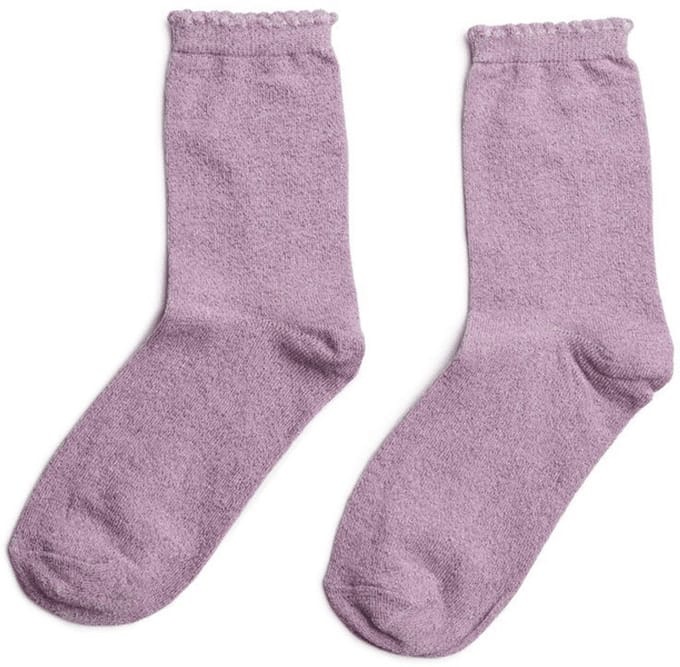 PIECES - PCSEBBY GLITTER LONG SOCKS NOOS BC - Dames - Sokken