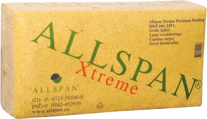 Allspan Xtreme Houtvezel Grof 110 liter