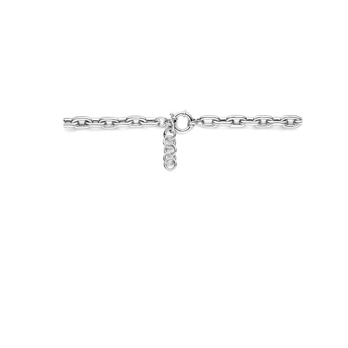Collier Ronde Buis 7,6 Mm 43 + 4 Cm Met Groot Springslot