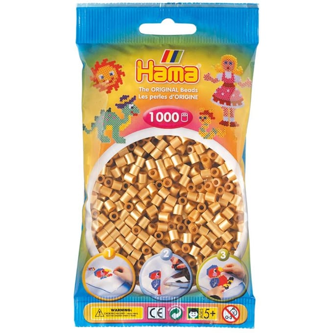 Hama Kralen 1000st goud Strijkkralen & -parels