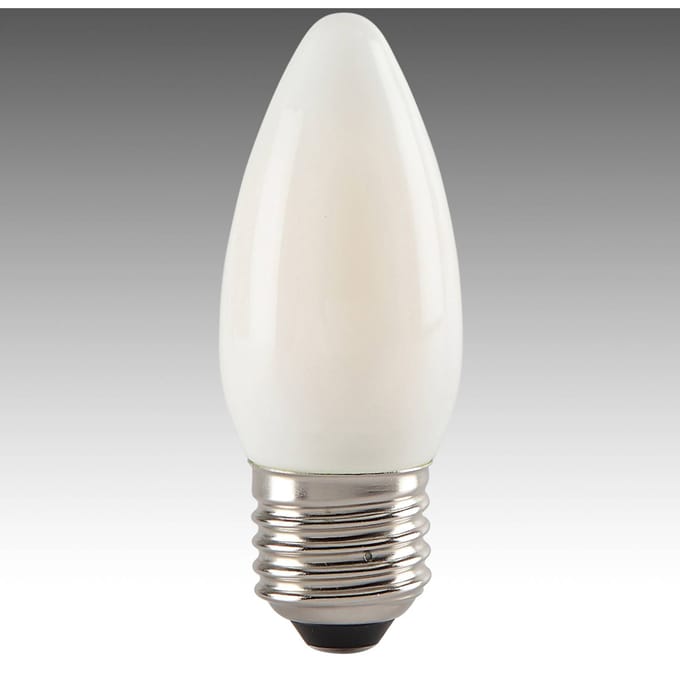 Sylvania LED kaarslamp E27 4,5W 827 gesatineerd
