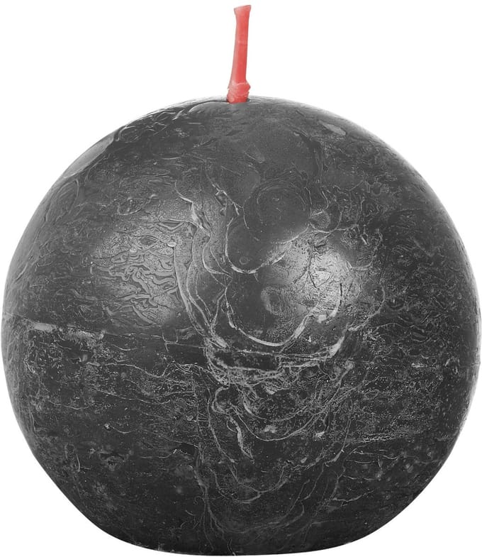 Bolsius - Rustiek bolkaars - Ø76mm - Stormy Grey