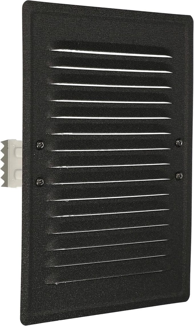Ventilatierooster Metaal Donkergrijs 165x230 mm met Insluitnet