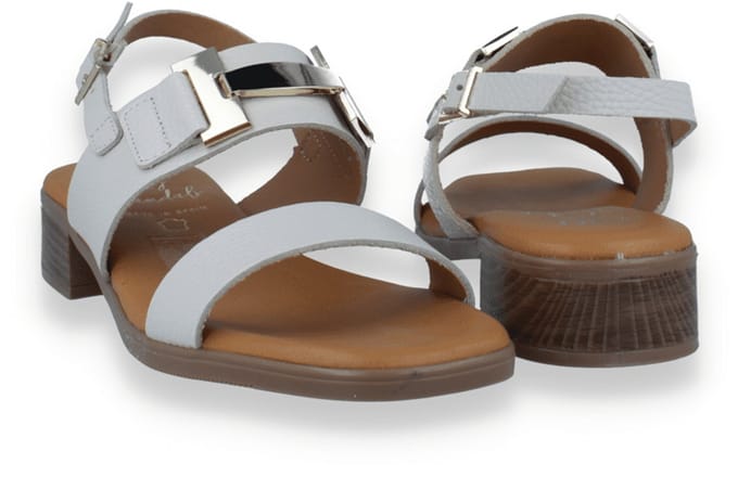 Oh! My Sandals Dames Sandaal | Off White | Maat: 37