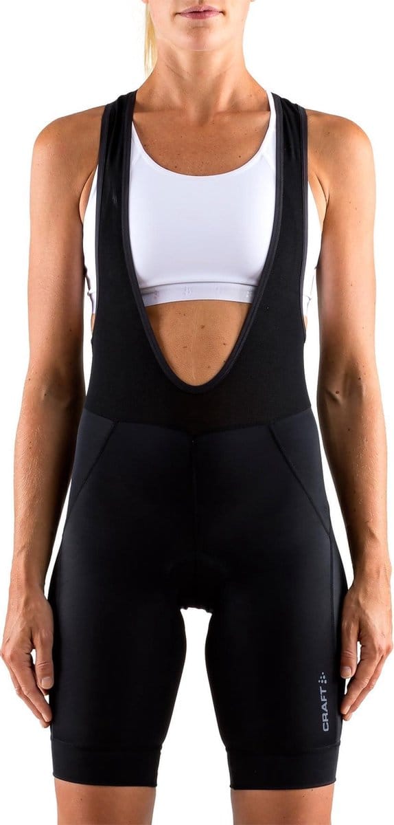 CRAFT Maat XL  RISE BIB SHORTS W Dames Fietsbroek - Zwart