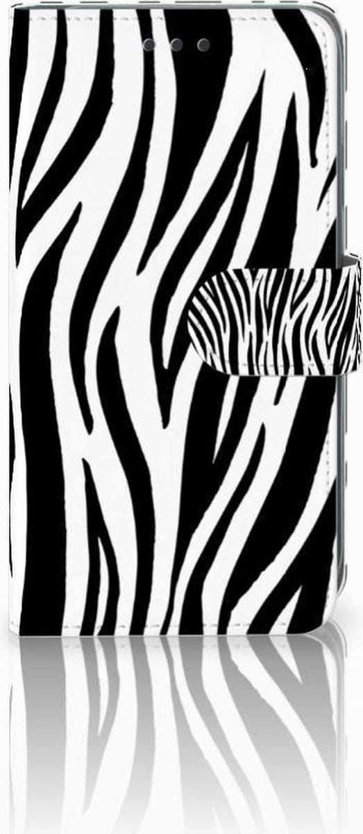Apple iPhone Xr Telefoonhoesje met Pasjes Zebra