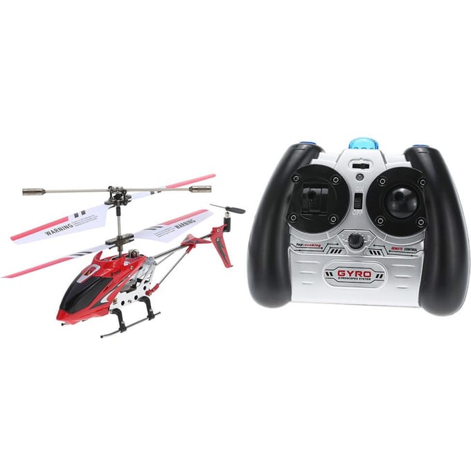 S107G R/C Helikopter met zoeklicht Dubbeldeks propeller Afstandsbedieningsvliegtuig rood