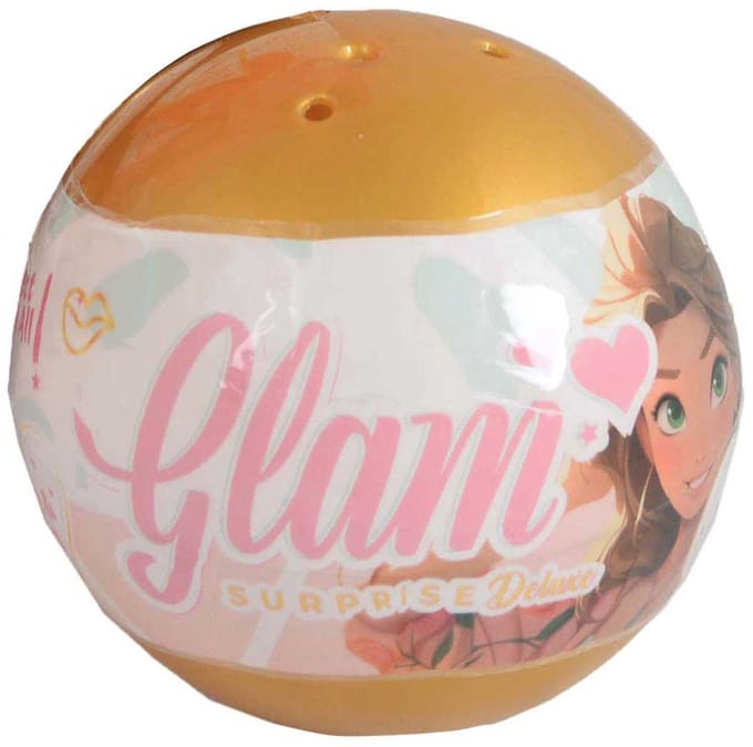 Glam Surprise make-up capsule speelgoed set voor kinderen multi kleuren.