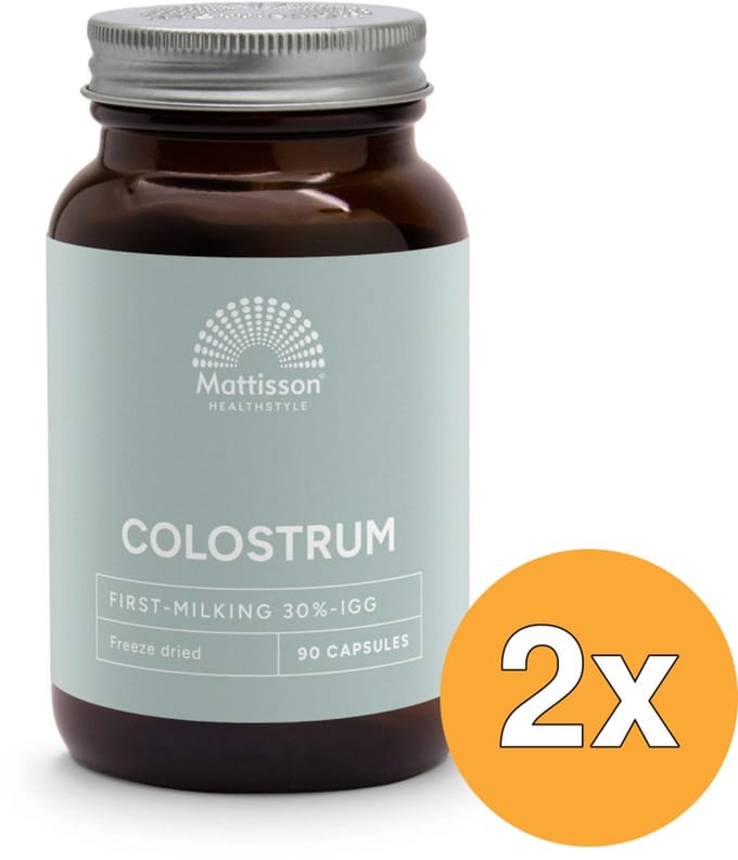 2x Mattisson Absolute Colostrum First-Milking 30%-Igg (90 capsules)