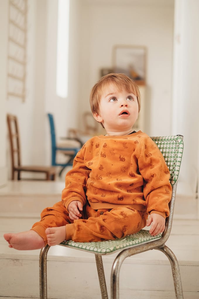 Louise Misha Sweatpants Milan Nuts Maat: 3M | Broeken Outlet | kids | Oranje