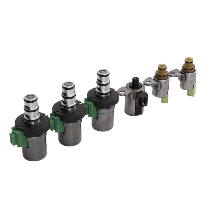 Ensemble de 6 solénoïdes de changement de vitesse de transmission 4F27E Remplacement pour Mazda 2 3 5 6 CX?7 MPV