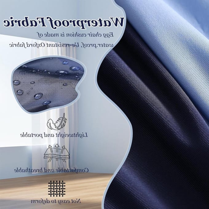Stoelkussen - Zitkussen Tuinstoel - Buiten Zitten - Waterbestendig Polyester - Universele Maat - Grijs