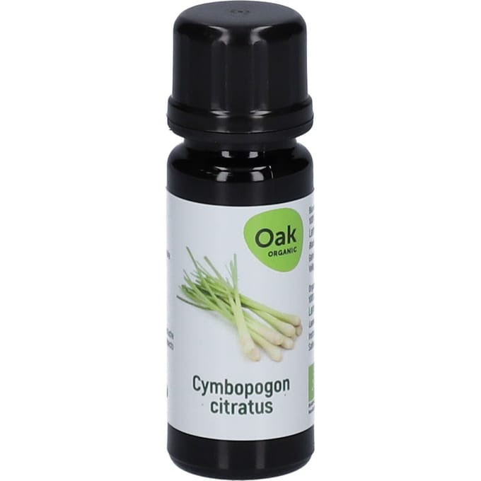 Oak Lemongrass Essentiële Olie Bio 10 Etherische olie