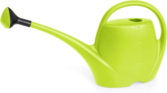 Kleine gieter met sproeier - 2,5 l - groen - kunststof