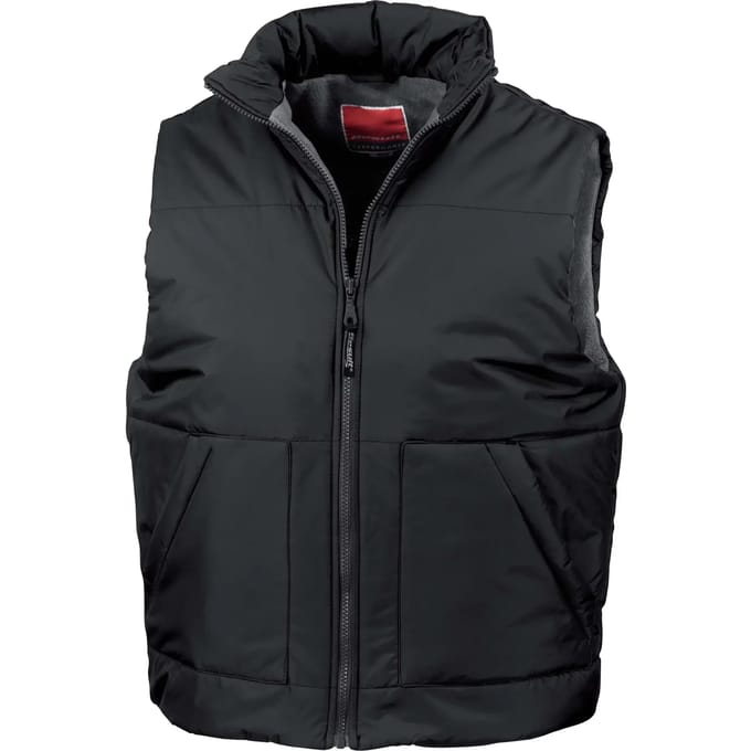 Kariban Gewatteerde Mouwloze Jas met Fleece Voering