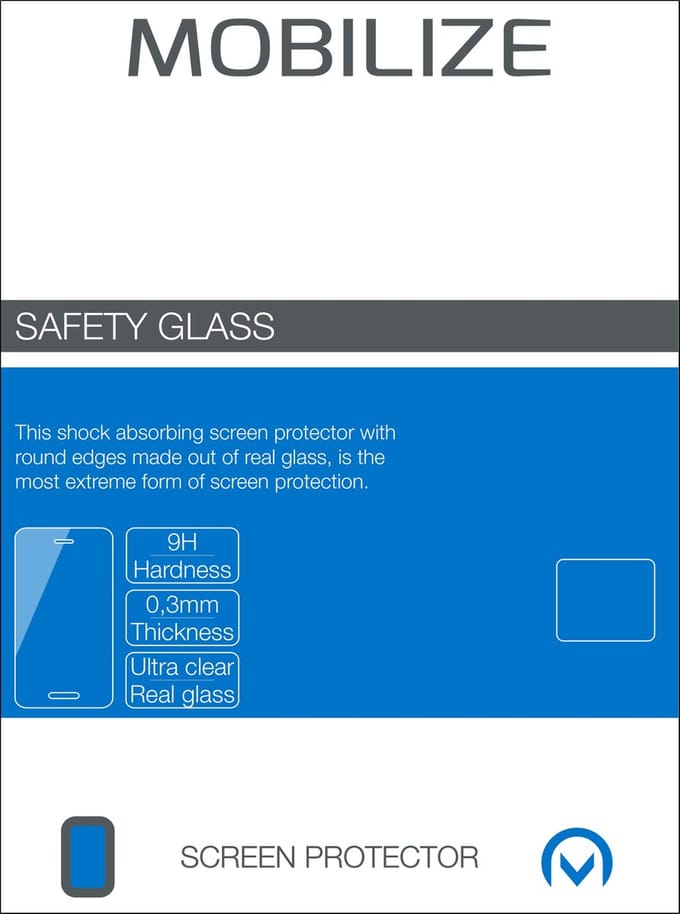 Mobilize Screenprotector geschikt voor Samsung Galaxy Tab S7 Plus Glazen | Mobilize Screenprotector - Case Friendly