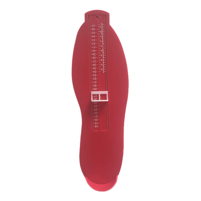 Outil de mesure de règle de jauge de taille de chaussures d'aide de dispositif de mesure de pied d'adultes durables noir