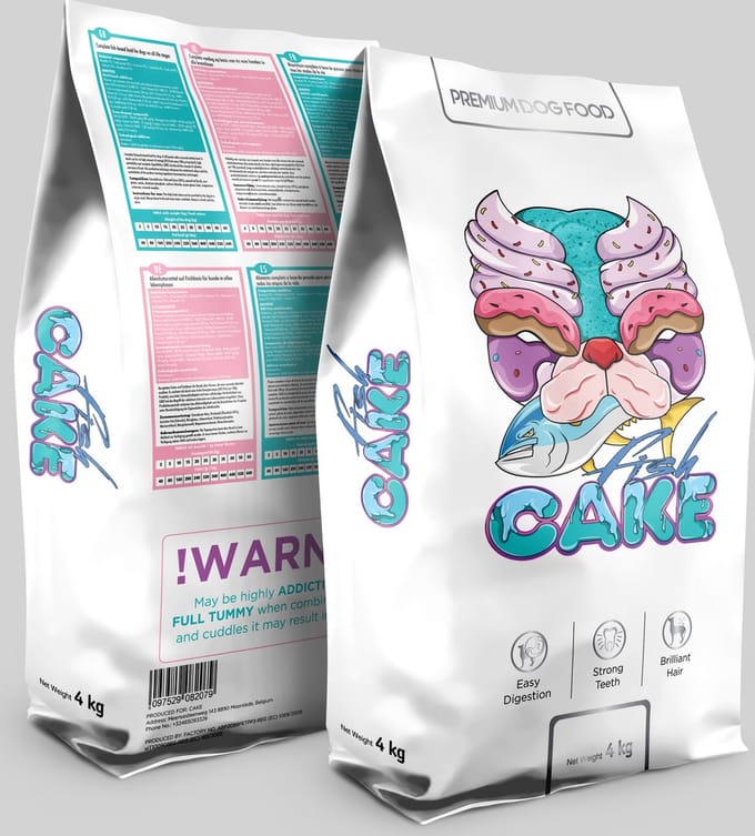 CAKE DOG FOOD®(FISH)- 4 KG
