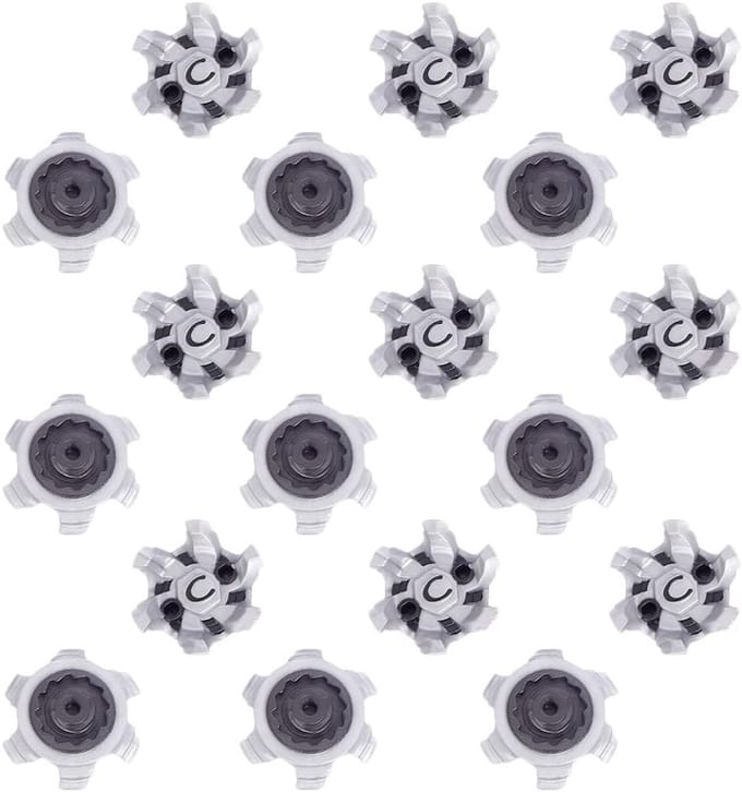 18 Stuks Golf Schoen Spikes - Rubber Soft Vervangstuds voor Optimale Grip en Stabiliteit op de Golfbaan