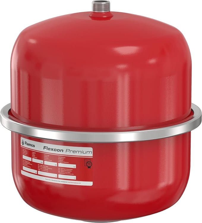 Expansievat 18 liter 2,5/6 bar voor Verwarming en Koeling met Vast Membraan