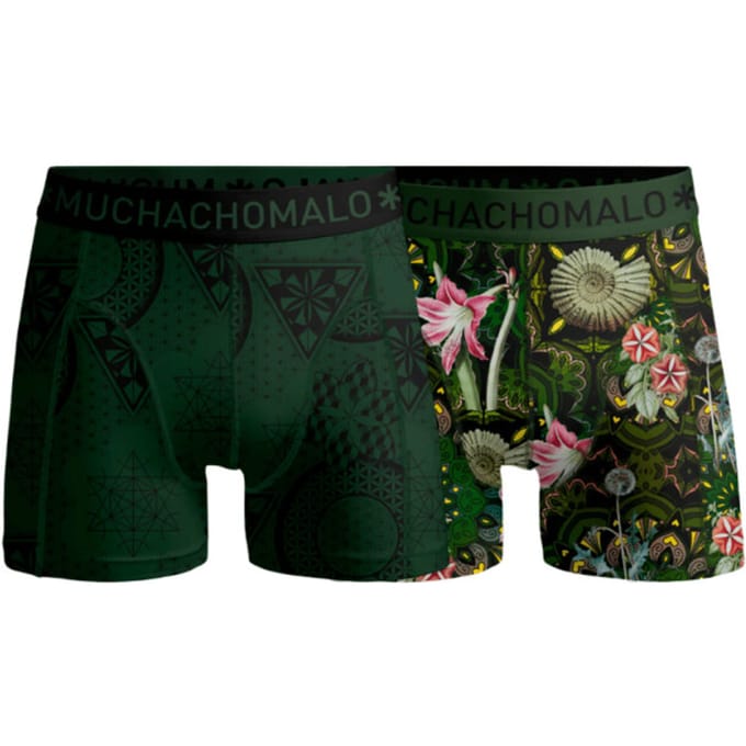 Muchachomalo Heren 2-pack boxershorts geometric