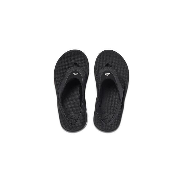 Reef Little Fanning Jongens Slippers - Black/Silver - Maat 23.24