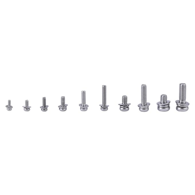 400 stuks M2 M2.5 M3 M4 M5 Kruiskop Pan Hoofd Schroeven Moeren En Ringen Kit