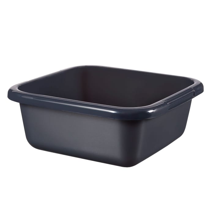 Curver Afwasbak - Vierkant - 10 Liter - Antraciet