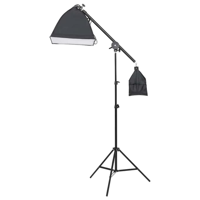 vidaXL - Studioverlichtingsset - met - statief - en - softbox