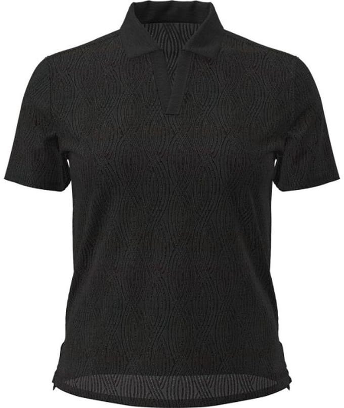 Under Armour Halo Bonded Jacquard Polo Zwart