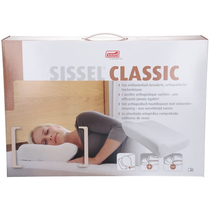 Sissel Orthopedisch nekkussen Classic 47x33x14 cm wit SIS-110.004