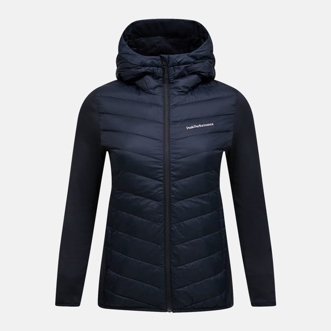 Peak Performance Frost Down Hybrid Hood Isolatiejas Dames Black M