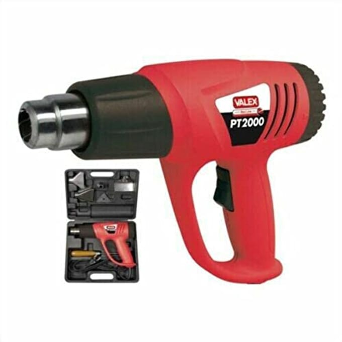 Heteluchtpistool 1350W - 2000W met Koffer voor Meerdere Toepassingen