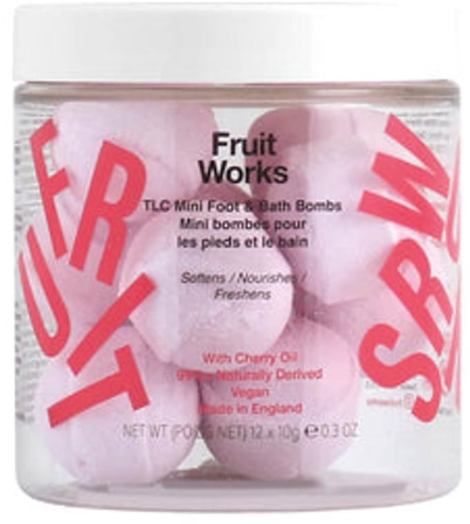 Fruit Works TLC Mini Foot & Bath Bombs - Voet- en Badbruisballen - 12 x 10 g