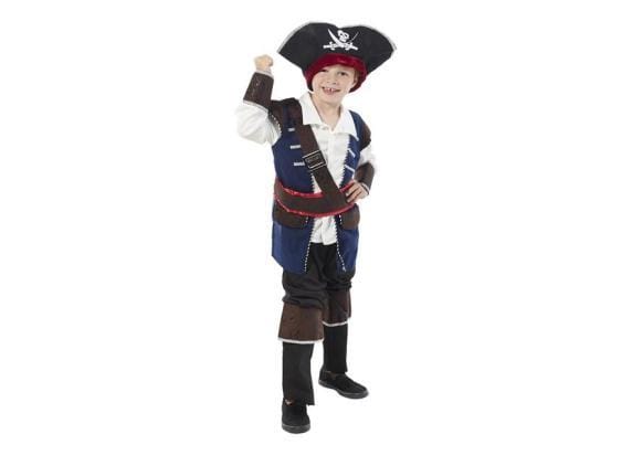 Dreamland Verkleedpak Piraat maat 110 Feestkleding