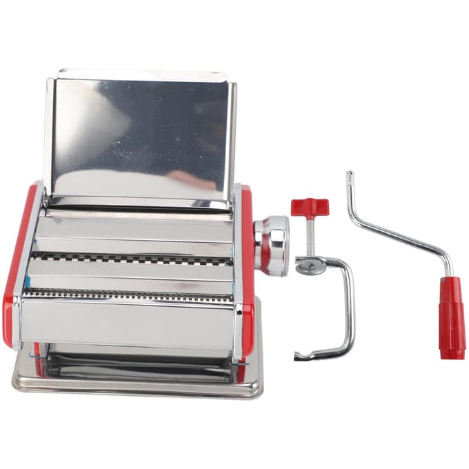 Pastamachine RVS Multifunctioneel Instelbare Dikte Instellingen Handmatige Roller L(for 6.5-9kg) white