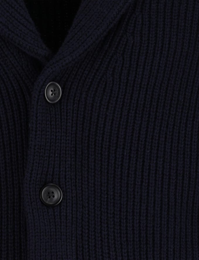 Gant vest donkerblauw
