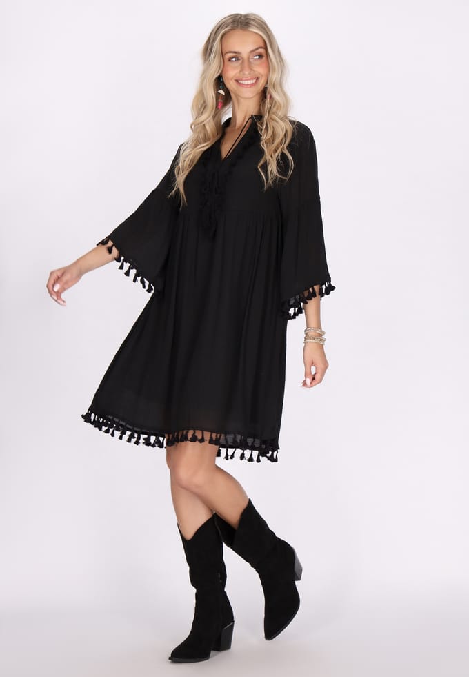 IZIA Jurk Dames zwart