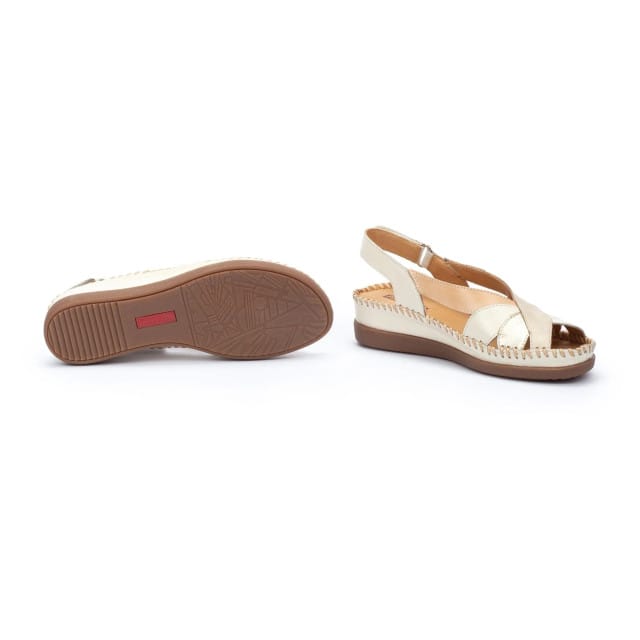 Pikolinos Cadaques - dames sandaal - Wit - maat 41 (EU) 8 (UK)