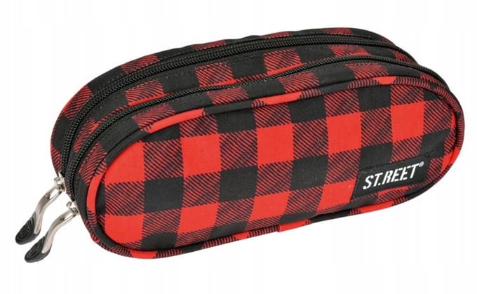 St. Majewski Dubbele Etui Chequered - Ruim en Stijlvol