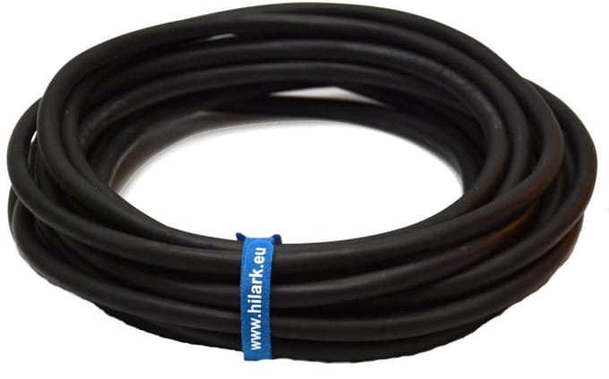 Flexibele rubberen krachtkabel H07RN-F 3x4mm2 25 meter zwart