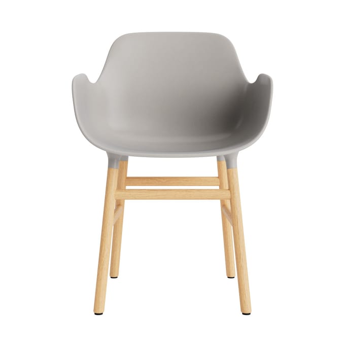 Normann Copenhagen Form fauteuil met houten frame - NormannCopenhagenFormWarmGrey - eiken