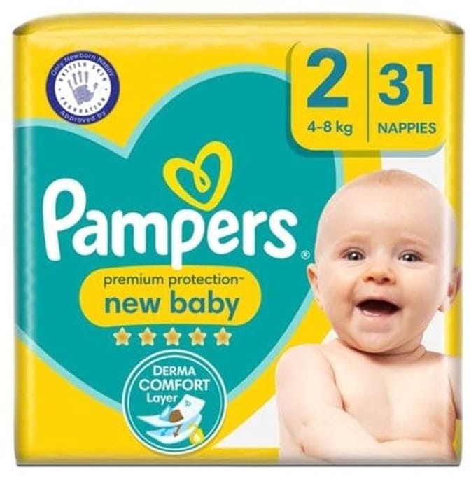 Luiers Maat 2 Carry Pack - 31 Stuks voor Pasgeborenen