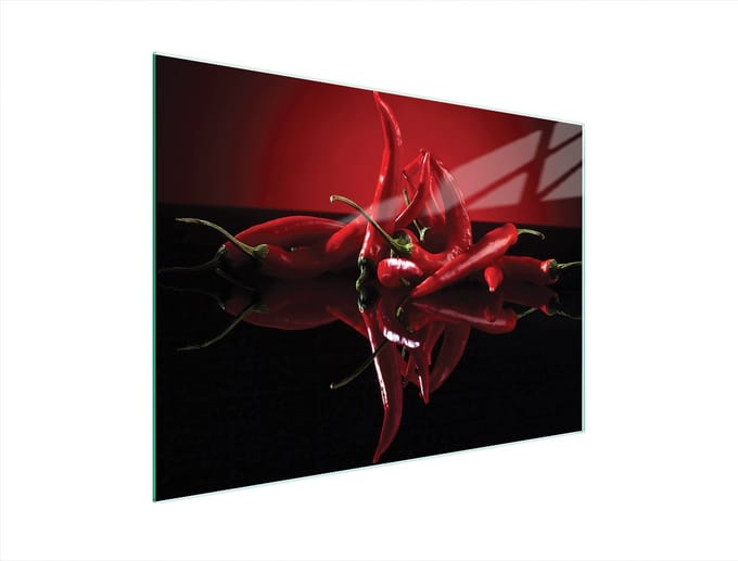 TMK ArtDeko - Snijplank - Chilli - Glas 40x30 cm - UV Print