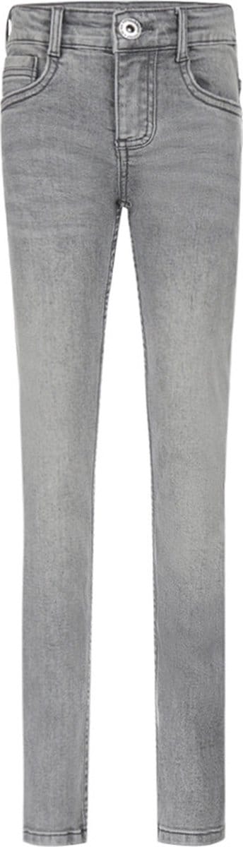 No Way Monday Skinny Fit Jeans Light Grey maat 152