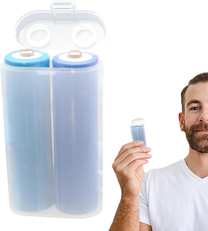 Batterij Organizer - Batterij Houder - Batterijen Opbergen - Stofdicht Ontwerp - Compact Formaat - Transparant