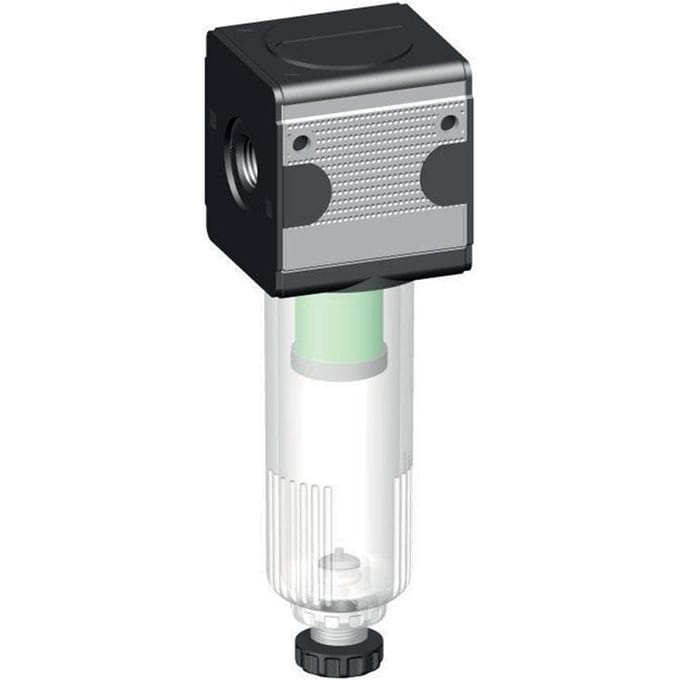 Microfilter 0.01micron G1/4'' 280l/min Auto Polycarbonaat Multifix 1